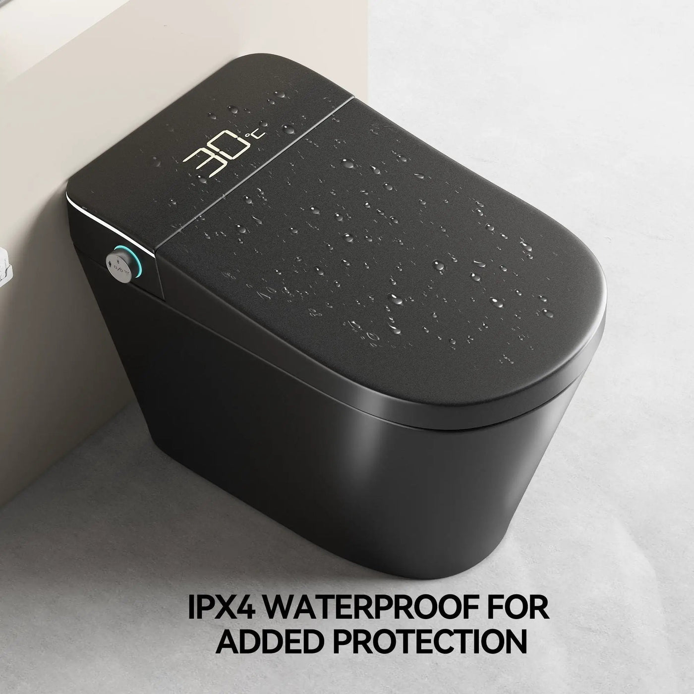 Smart Bidet Toilet With Auto Open / Close Seat, Warm Water Wash, Heated Seat, And Wireless Remote Control by HouseOfZazla