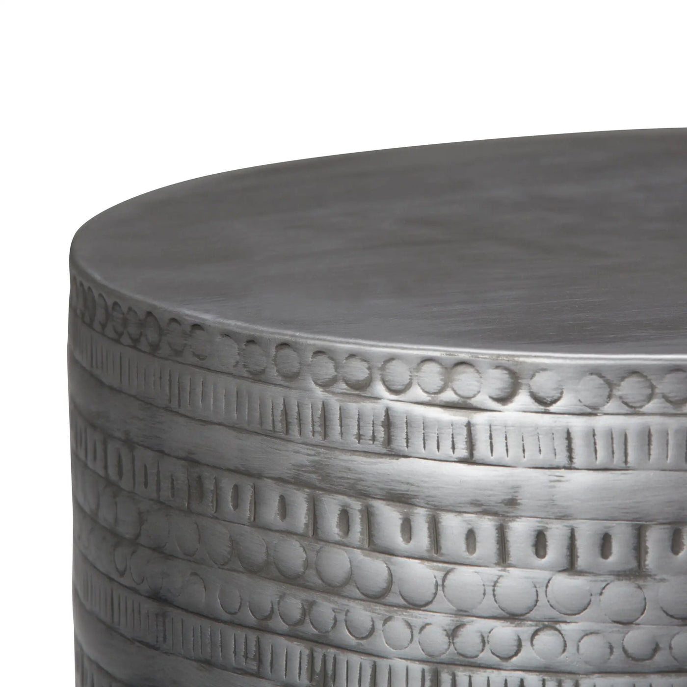 Johnsen - Handcrafted Large Metal Accent Table by HouseOfZazla