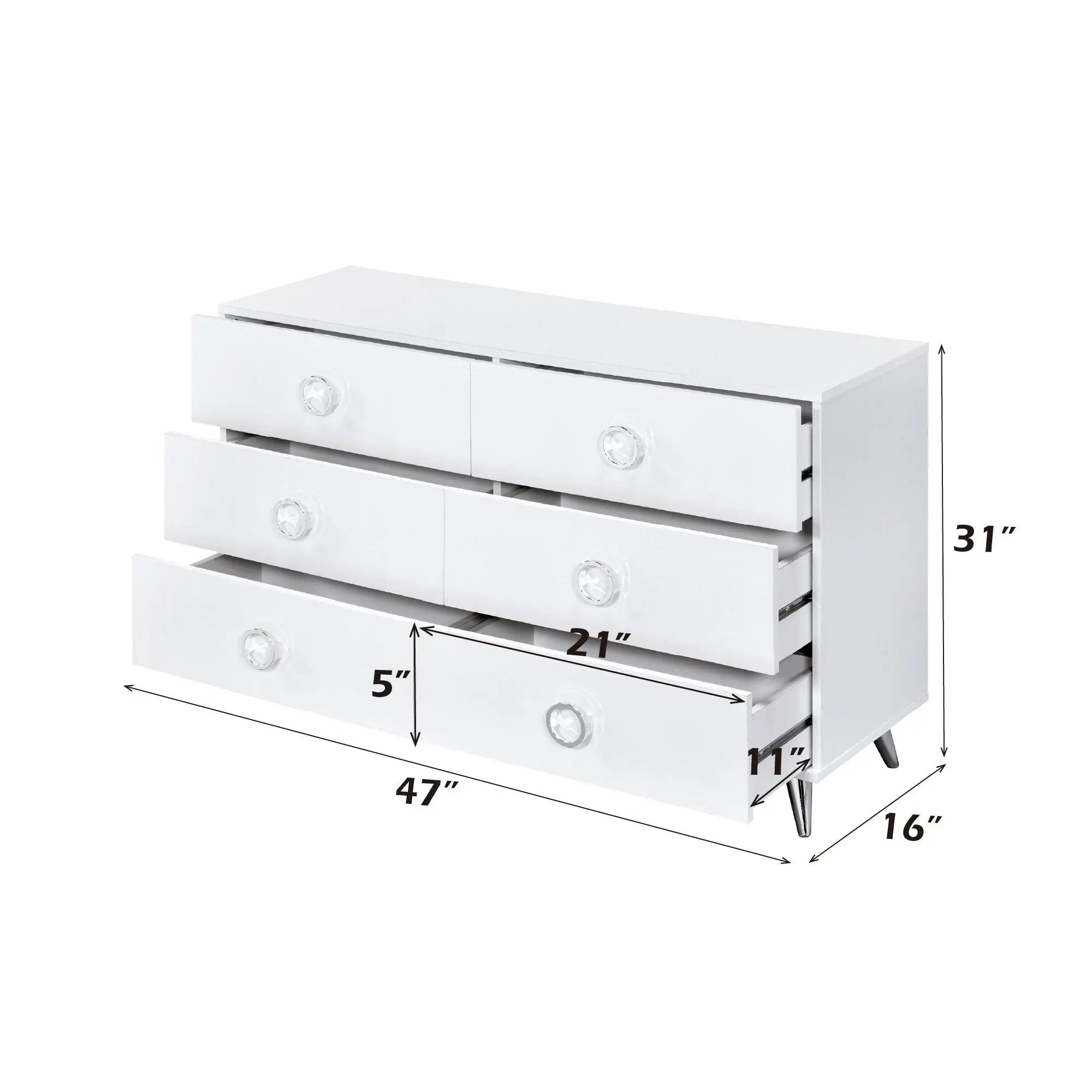 Perse - Dresser - White by Unique Piece Furniture