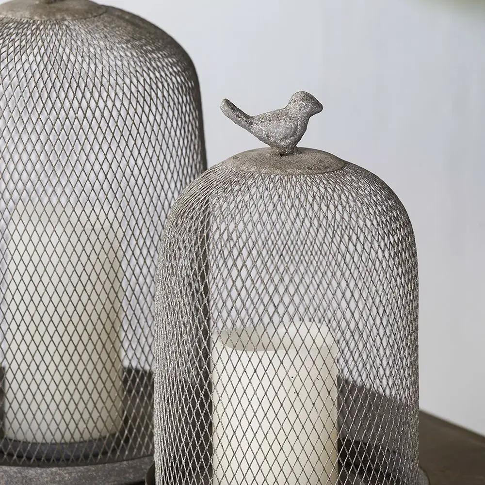 Ophira Sparrow Candle Holders (Set of 2) - Antique Gray by HouseOfZazla