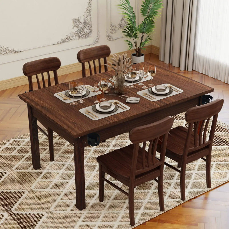 [63X40-Inch] Premium 2-In-1 Multifunctional Board Game Table For 4–6 Players (SAK84513) by SAKSBY WHOLESALE
