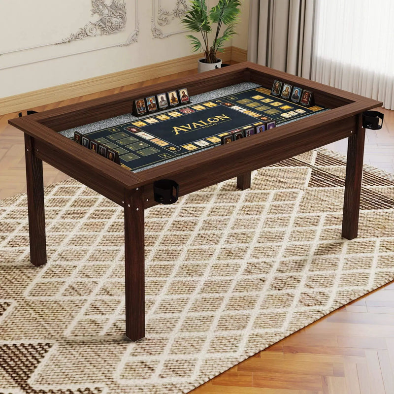 [63X40-Inch] Premium 2-In-1 Multifunctional Board Game Table For 4–6 Players (SAK84513) by SAKSBY WHOLESALE