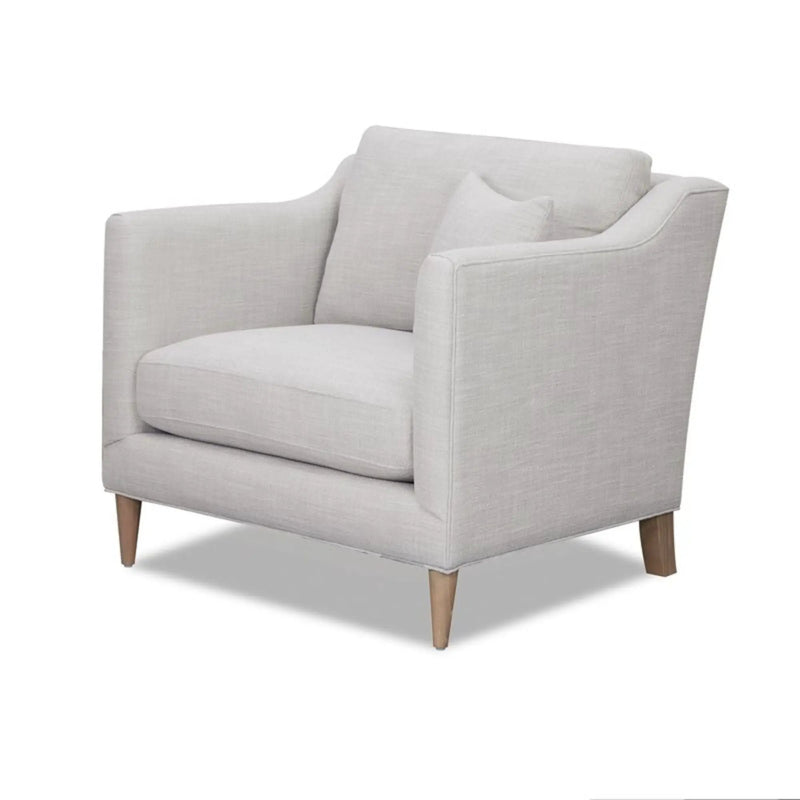 Chair With High Track Arms - Beige by HouseOfZazla