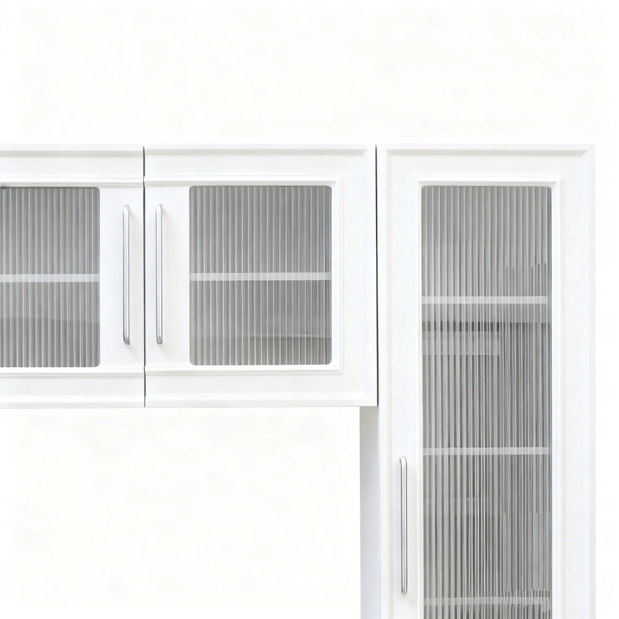 Wall Unit Modern Entertainment Center With Glass Doors by HouseOfZazla
