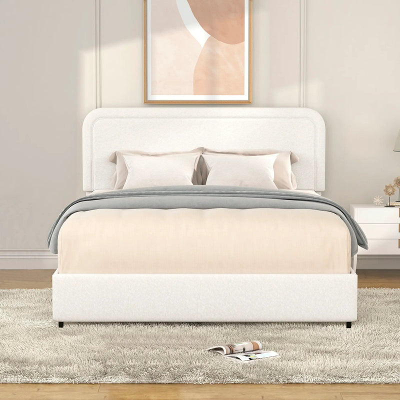 Liv - Patented With Drawers Upholstered Storage Platform Bed by Unique Piece Furniture