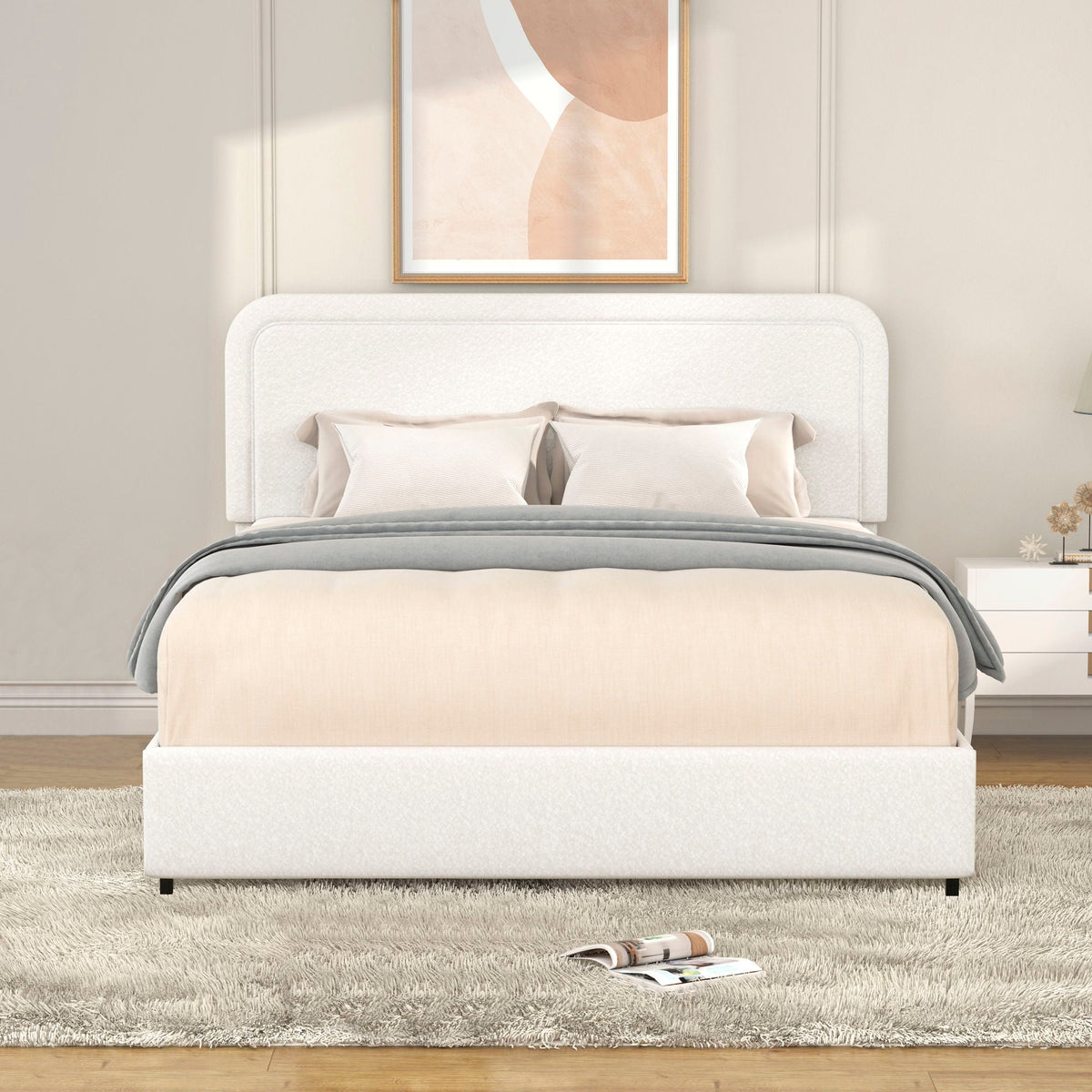 Liv - Patented Upholstered Storage Platform Bed, photo 9 of 30