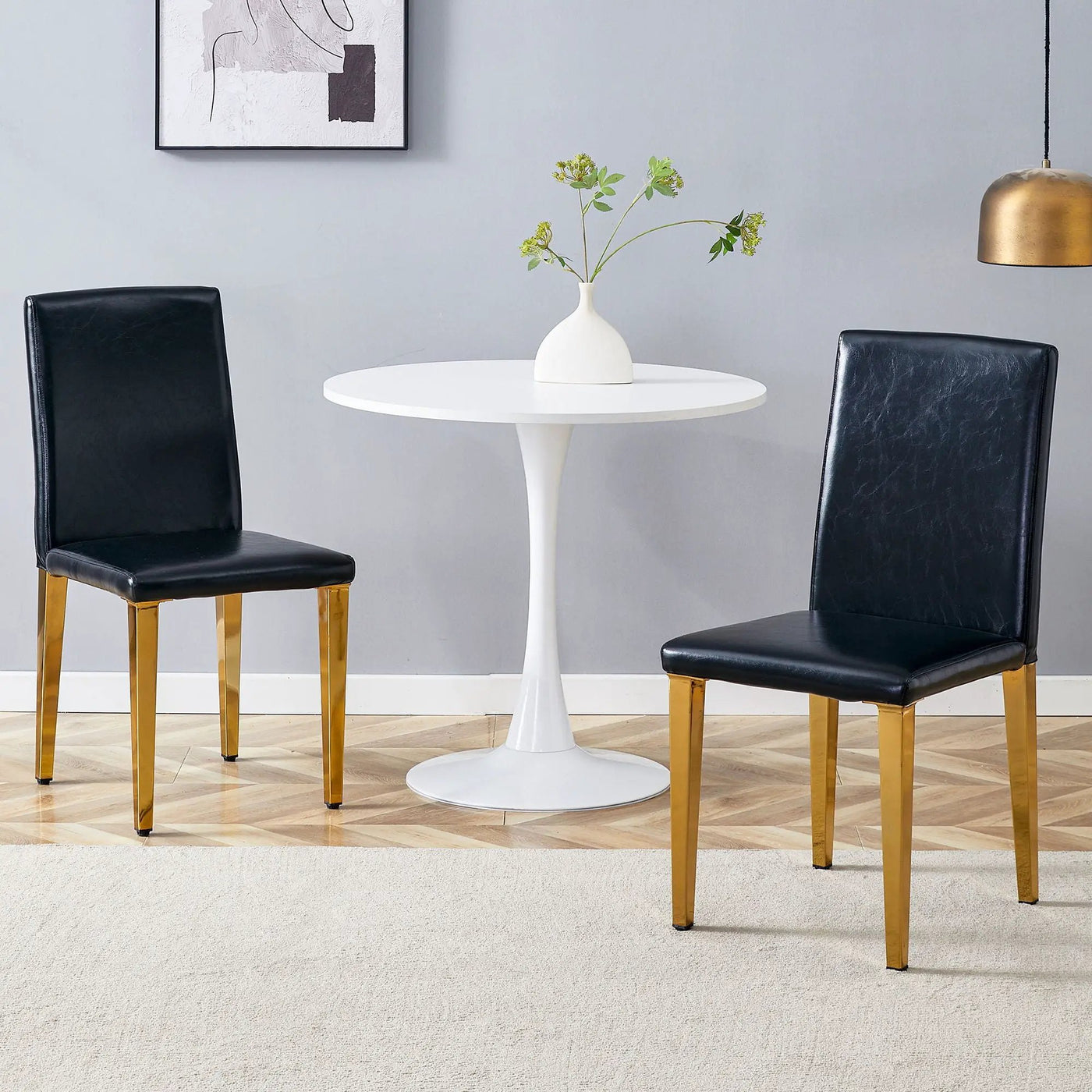Modern Dining Chairs With Metal Legs by HouseOfZazla
