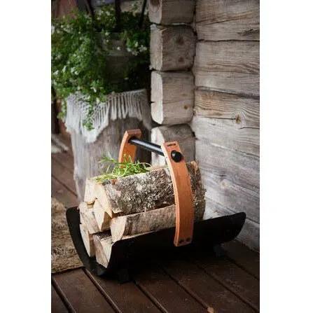 Harvia Legend Firewood Basket SASPO102 - Finnish Sauna Builders by Finnish Sauna Builders