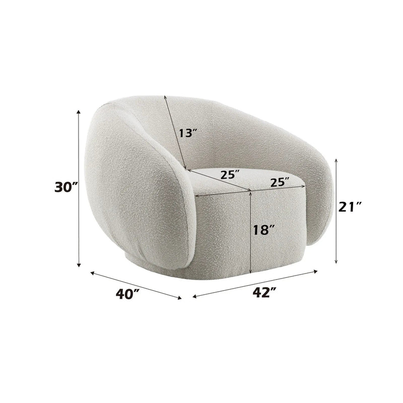 Isabel - Chair With Swivel Base by Unique Piece Furniture