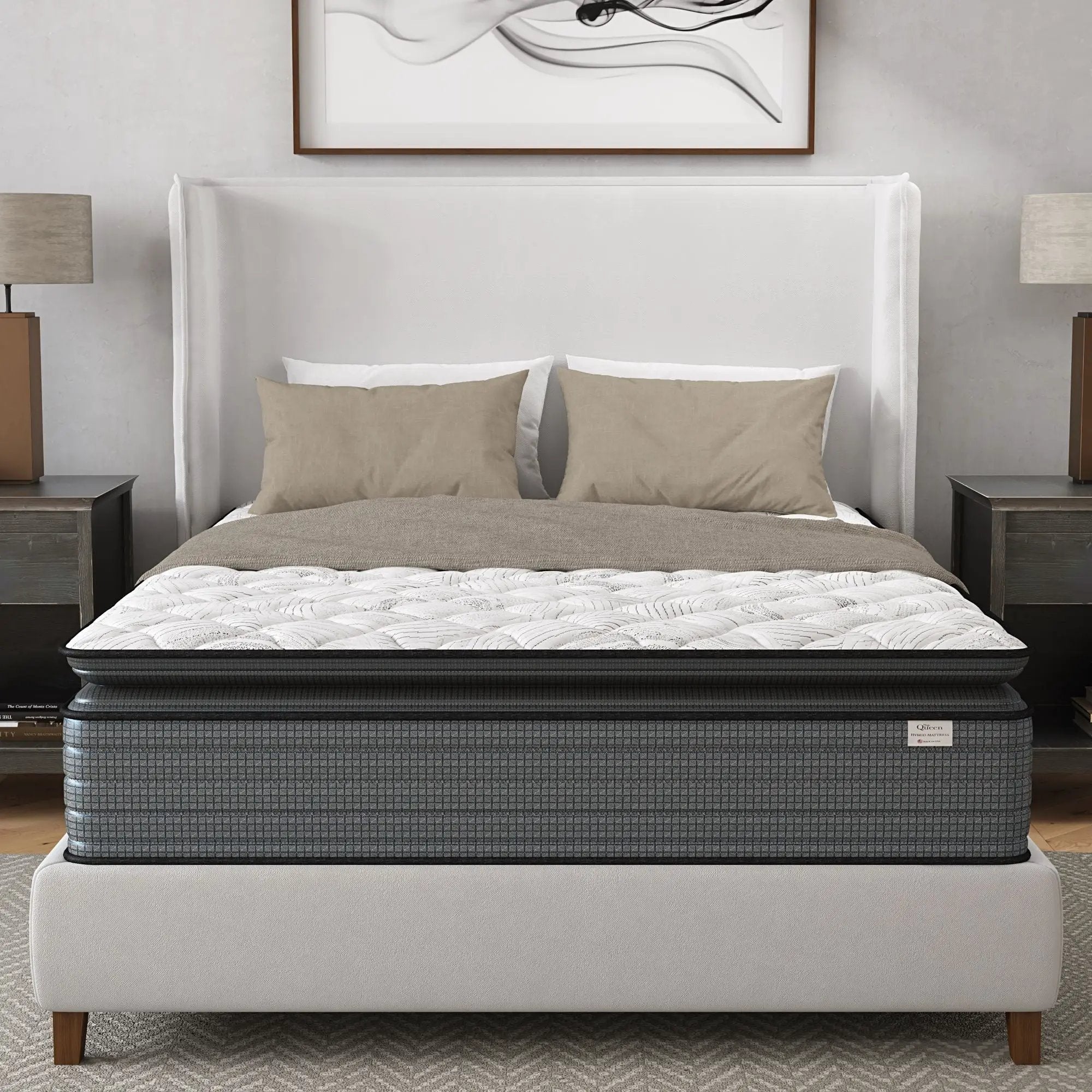 Isabella - 14" Hybrid Pillow Top Mattress by HouseOfZazla
