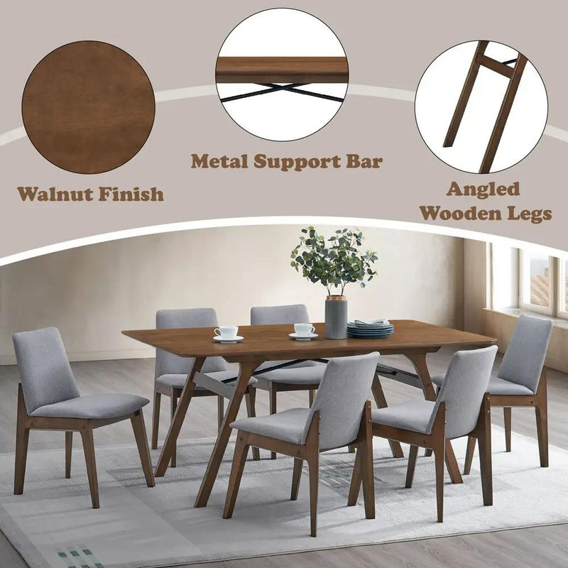 Kaela - Dining Table - Walnut by Unique Piece Furniture