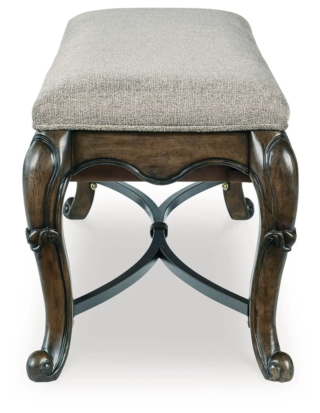Maylee - Upholstered Storage Bench - Dark Brown by Unique Piece Furniture