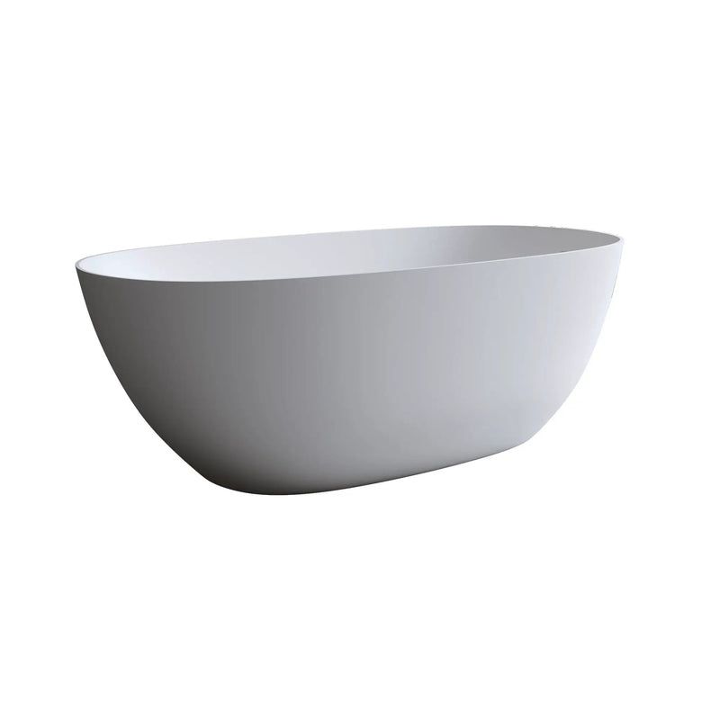 69" Freestanding Bathtub Resin Stone Soaking Tub by HouseOfZazla