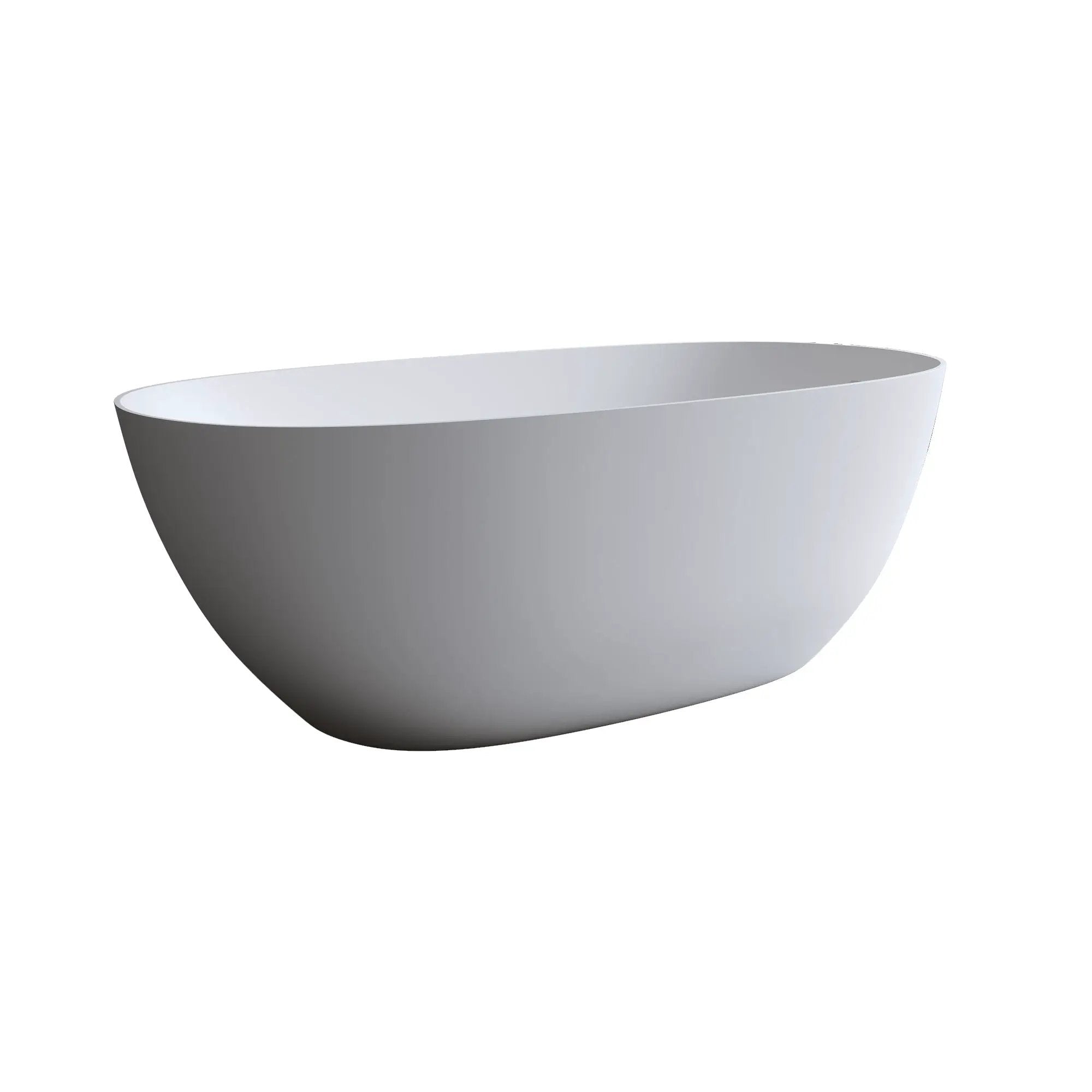 57" Solid Surface Matte Tub by HouseOfZazla
