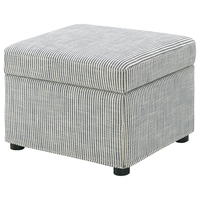 Winter Upholstered Hydraulic Lift Top Storage Ottoman Grey by Unique Piece Furniture