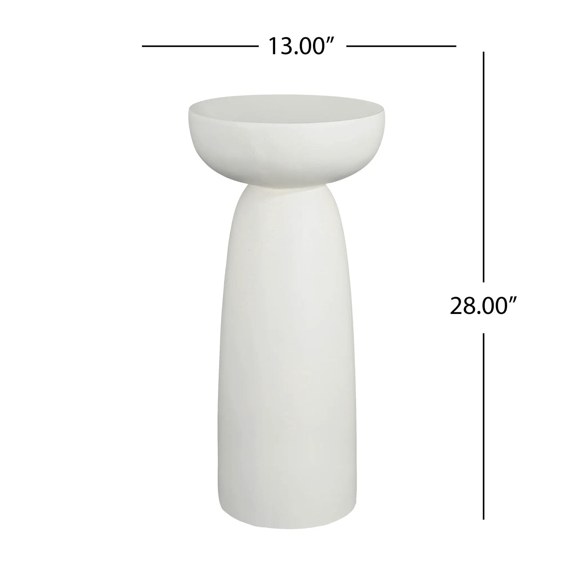 Magnesium Oxide Plant Stand - White by HouseOfZazla