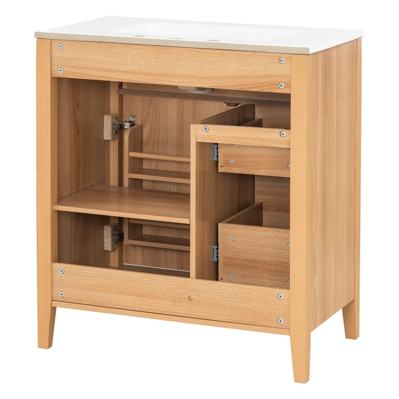 Bathroom Vanity With Sink, Soft Closing Cabinet by HouseOfZazla