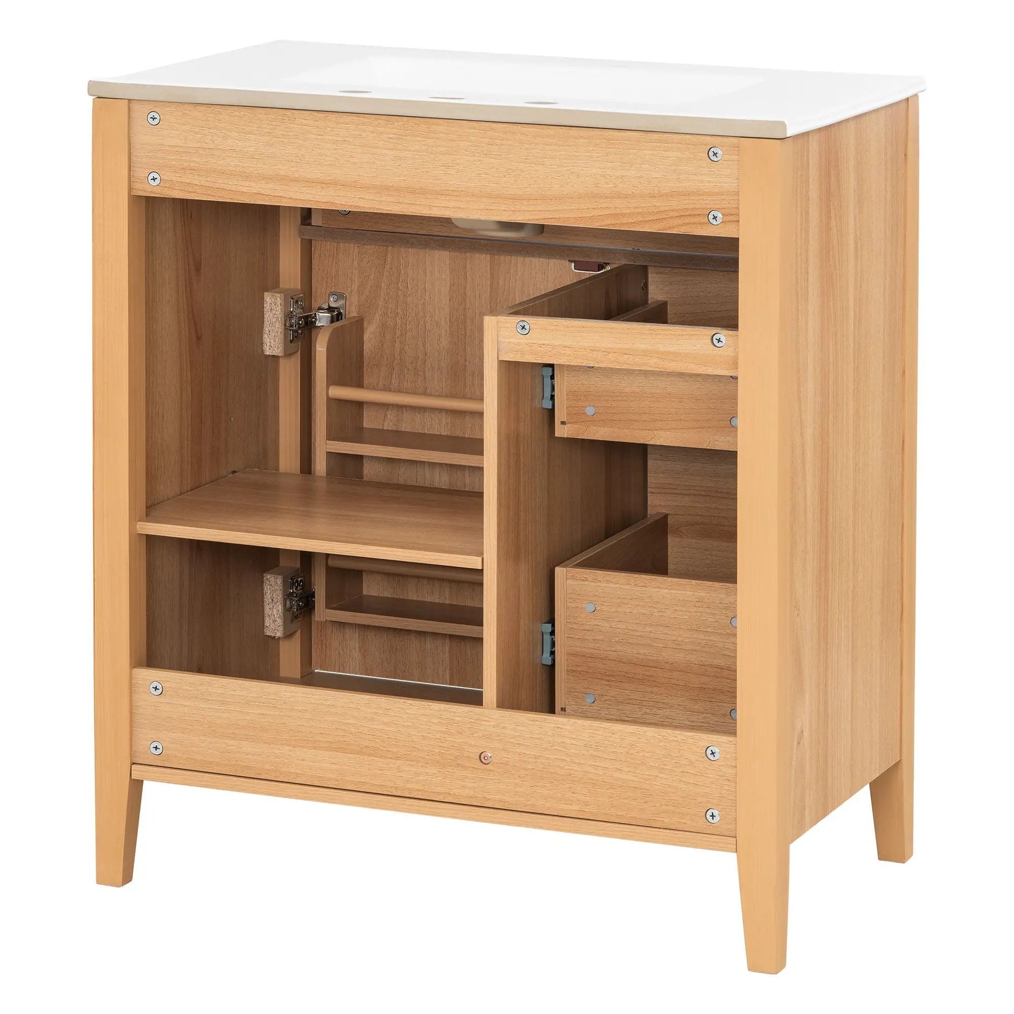 Bathroom Vanity With Sink, Soft Closing Cabinet by HouseOfZazla