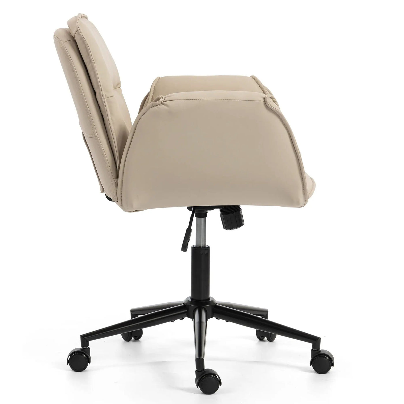 Criss Cross Swivel Desk Chair With Adjustable Armrests & Wheels For Home Office by HouseOfZazla