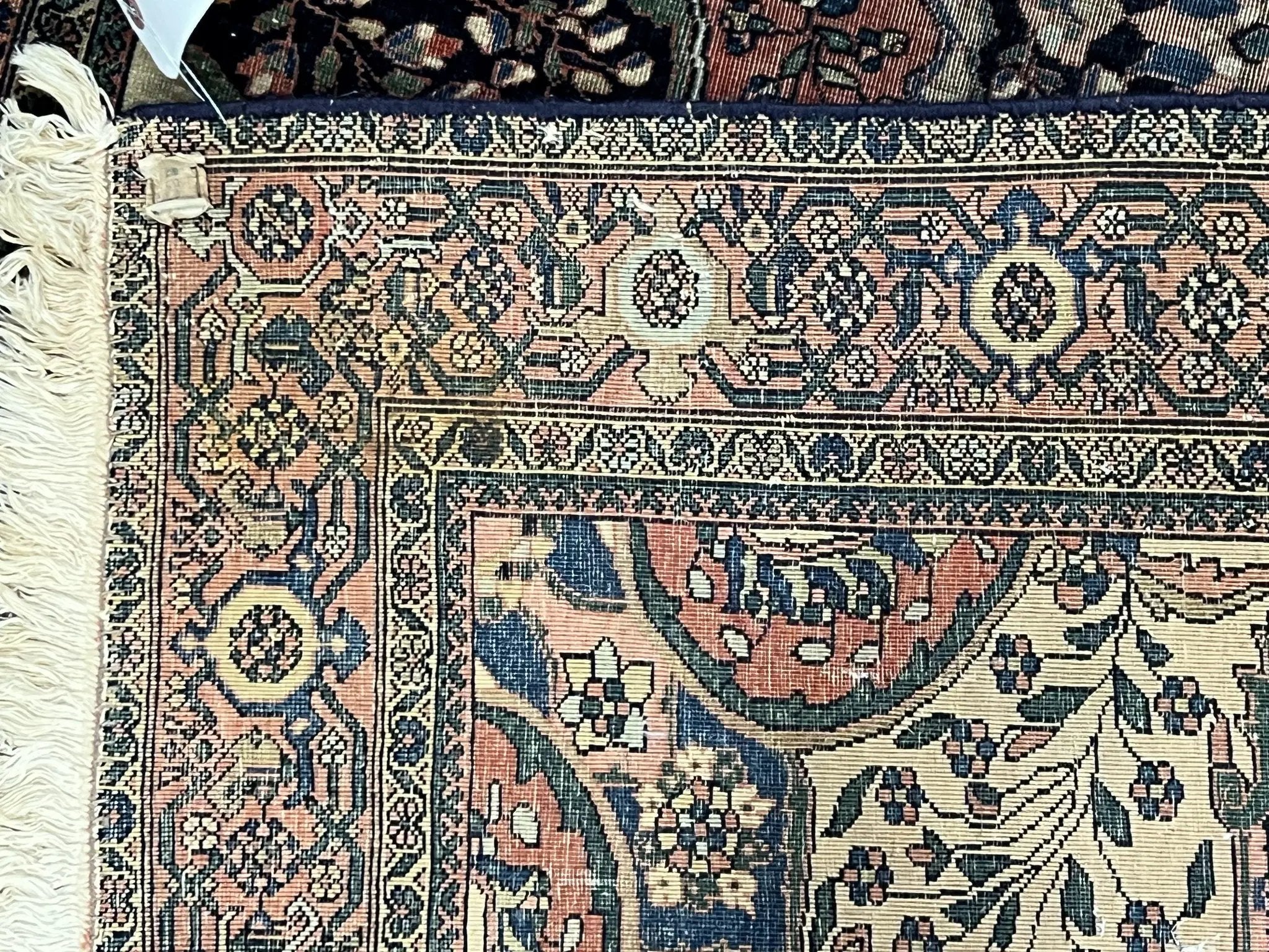 Antique Persian Sarouk Farahan Rug 4x7, Collectible Persian Carpet by Jewel Rugs