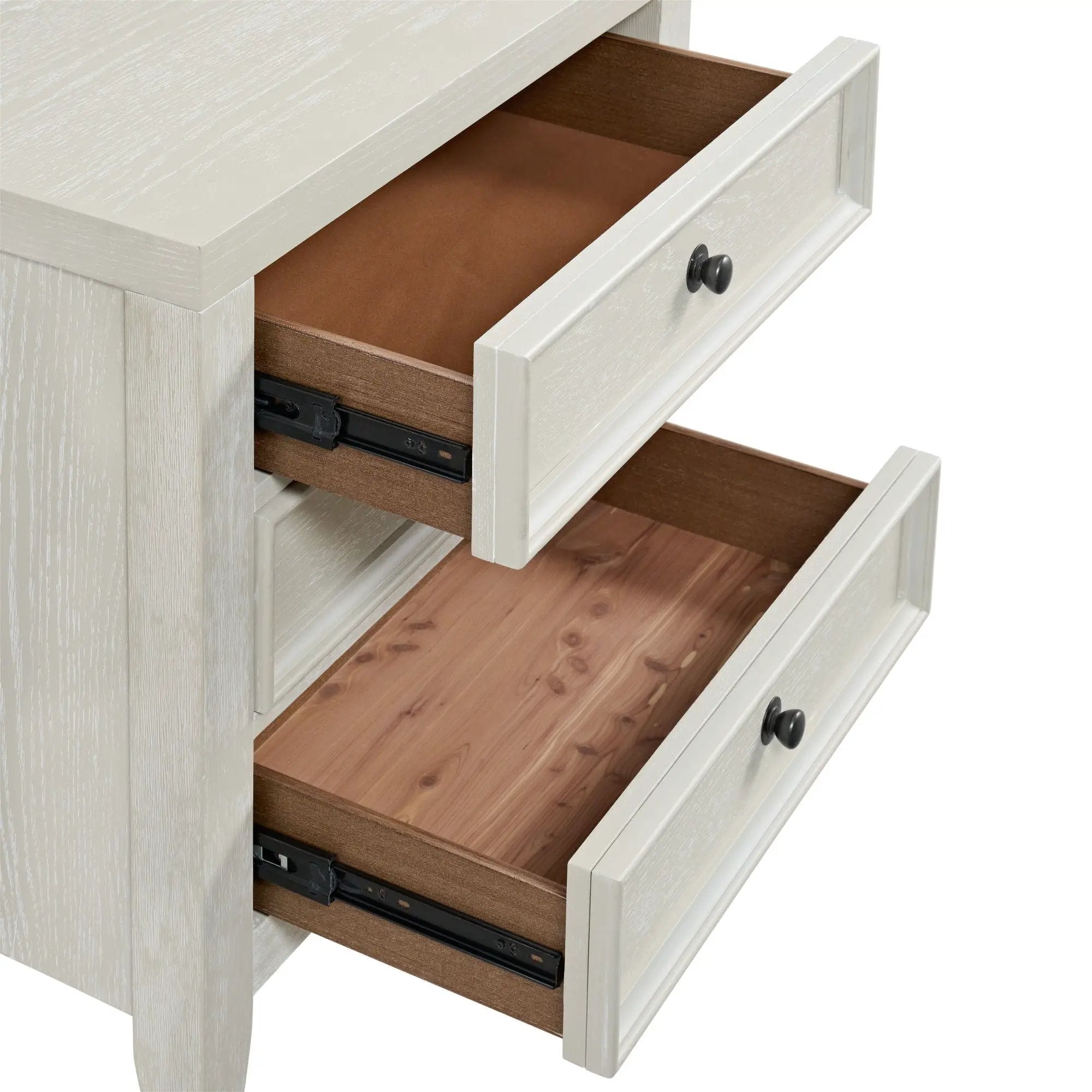 3 Drawer Nightstand With USB Charging Port by HouseOfZazla