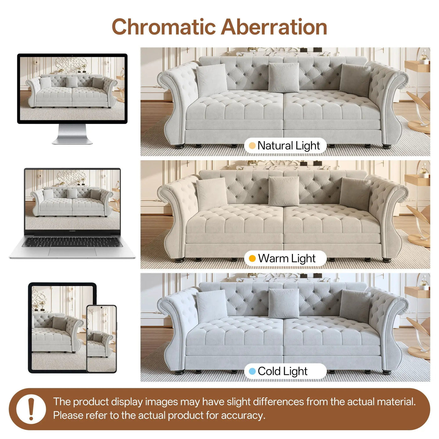 Oversized Chesterfield Pull Out Sofa Bed, Roll Arm Couch With Flower Tufting For Living Room by HouseOfZazla