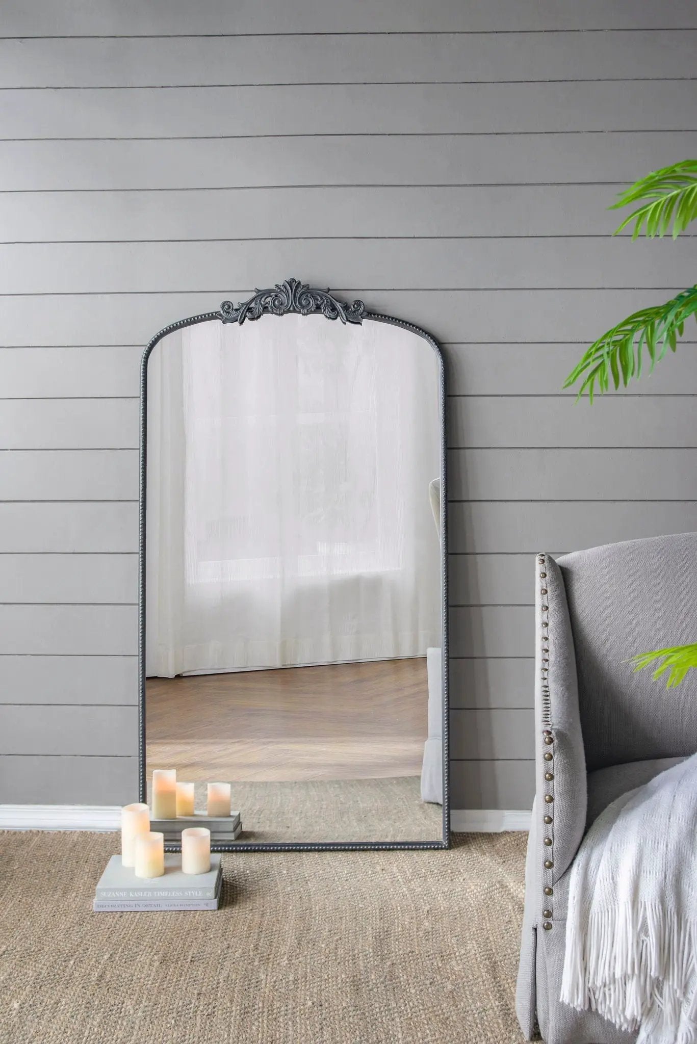 Arch Mirror, Baroque Inspired Wall Decor For Bathroom, Bedroom, Living Room by HouseOfZazla