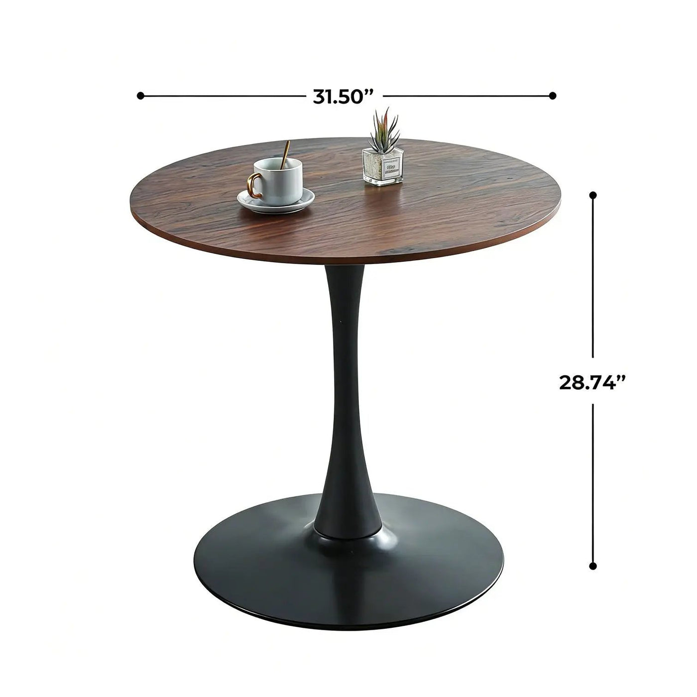 Mid-Century Tulip Table With Round Top and Pedestal Base by HouseOfZazla
