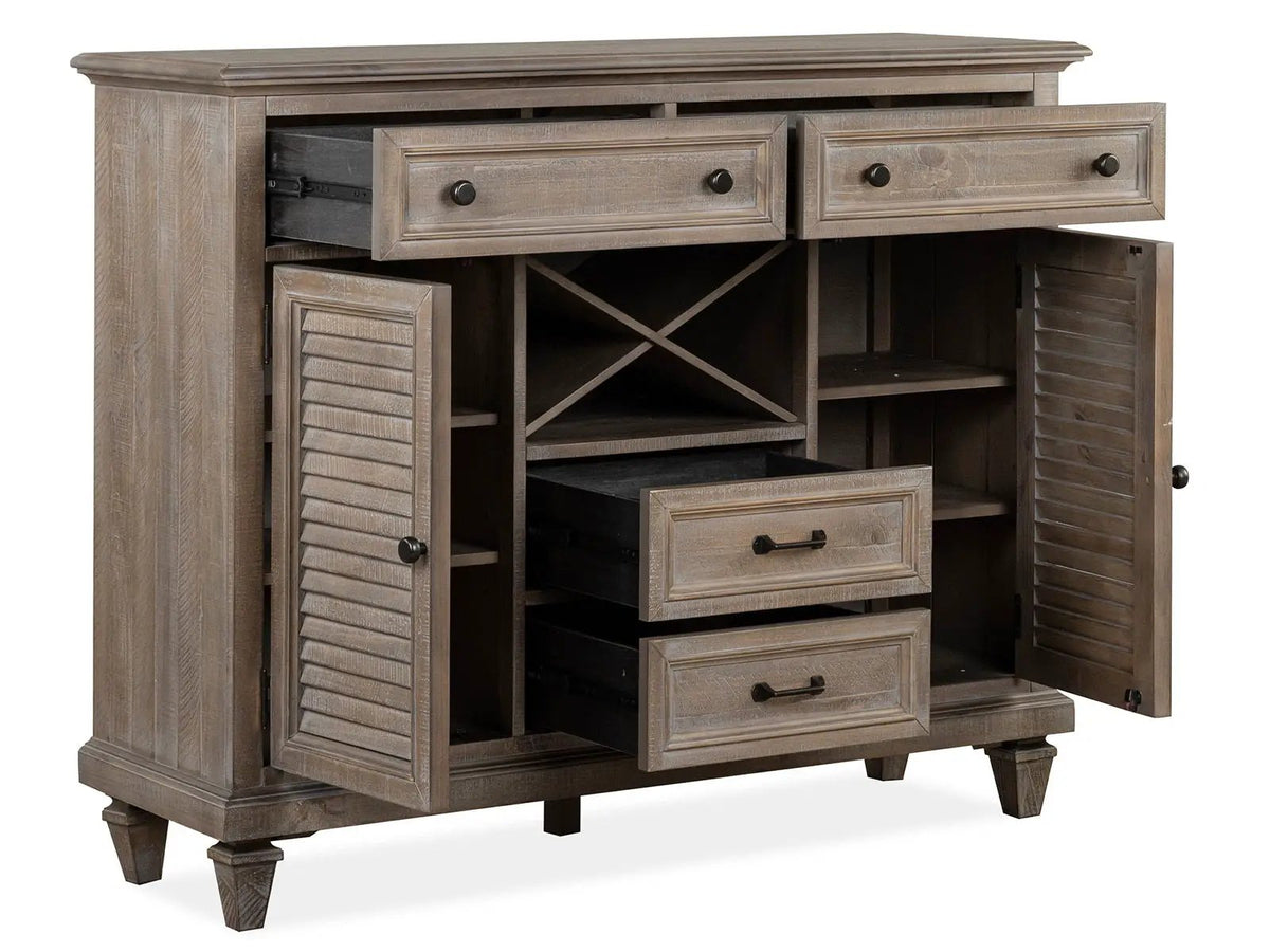 Lancaster - Server - Dovetail Gray, photo 4 of 7