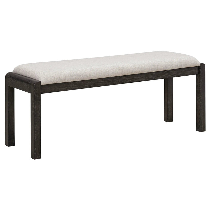 Extendable Dining Table Set With 4 Upholstered Chairs And 1 Bench