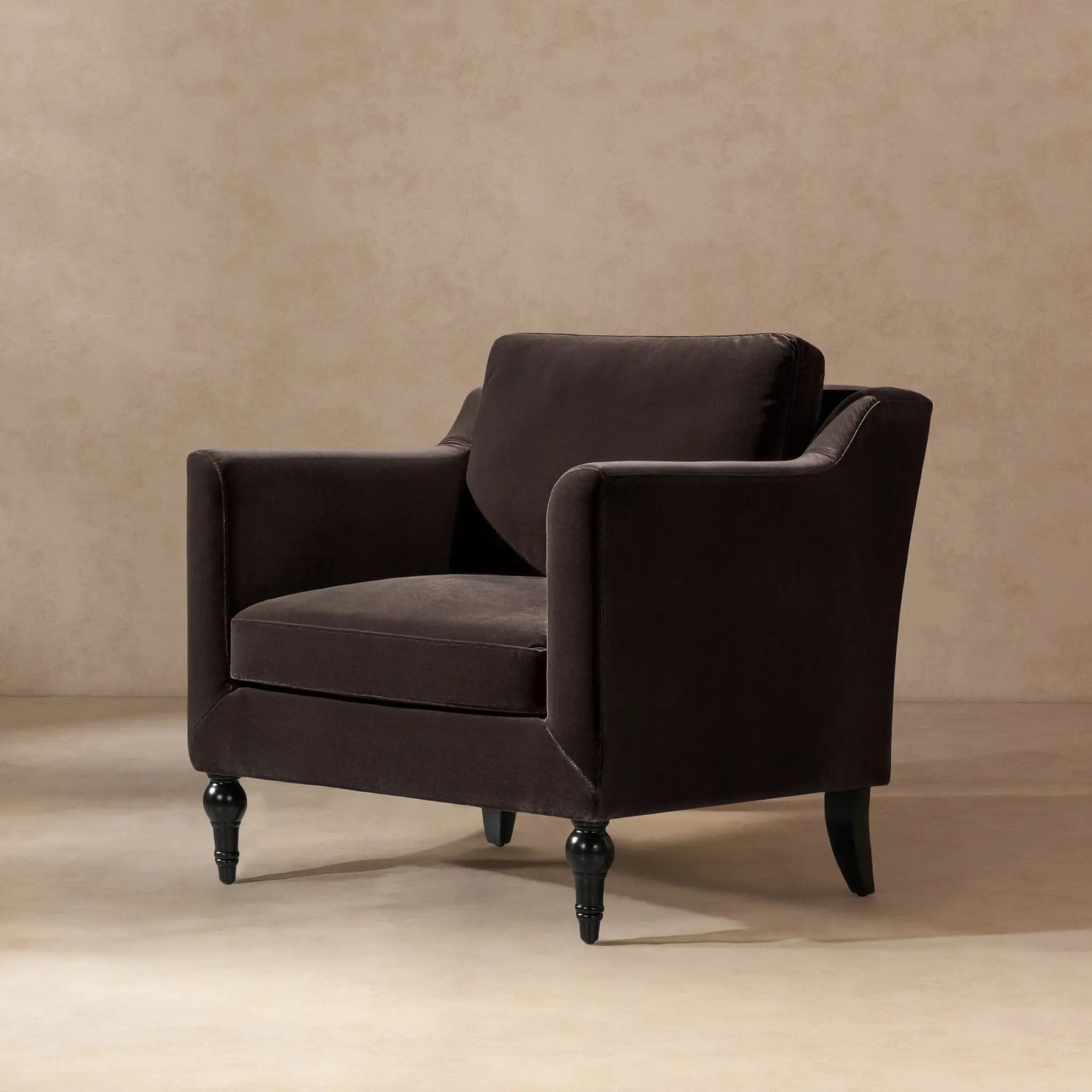 Josephine 33" Upholstered Accent Chair, Deep by HouseOfZazla