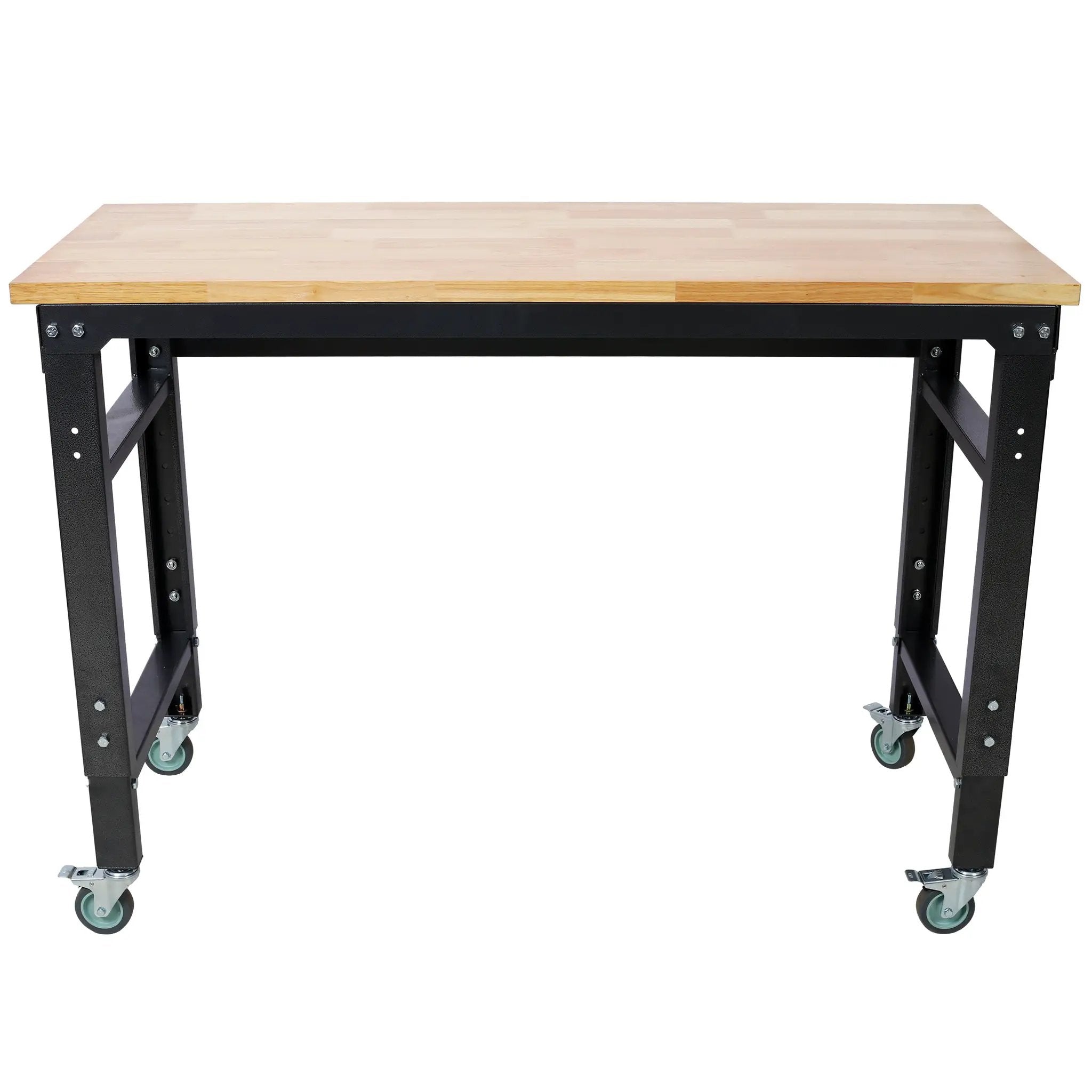 48" Wide Rolling Workbench - Adjustable Height for Workshop by HouseOfZazla
