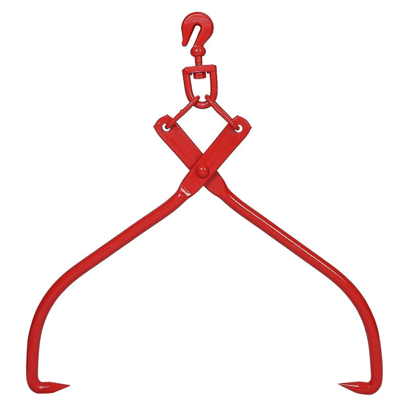 Heavy Duty Log Lifting Tongs Grapple Timber Claw - Red by HouseOfZazla