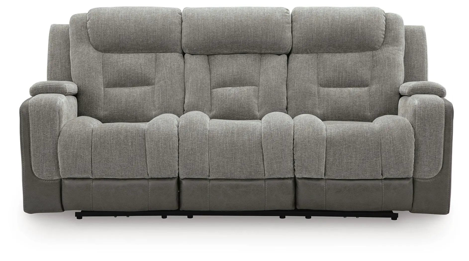 Mixed Motion - Power Reclining Sofa With Adjustable Headrest by Unique Piece Furniture