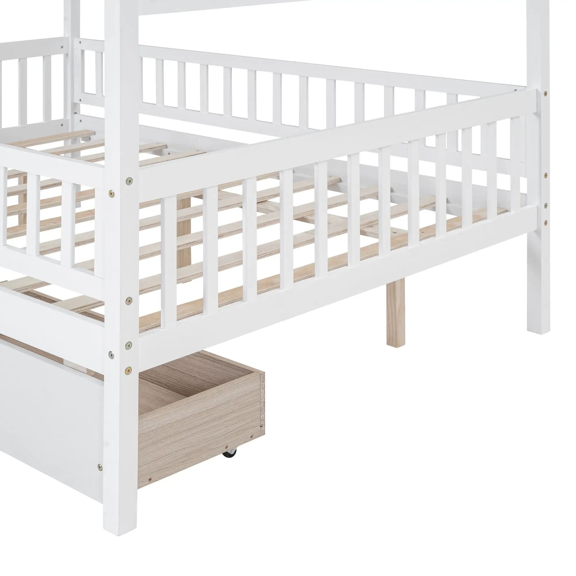 House Bed With 2 Drawers by Unique Piece Furniture
