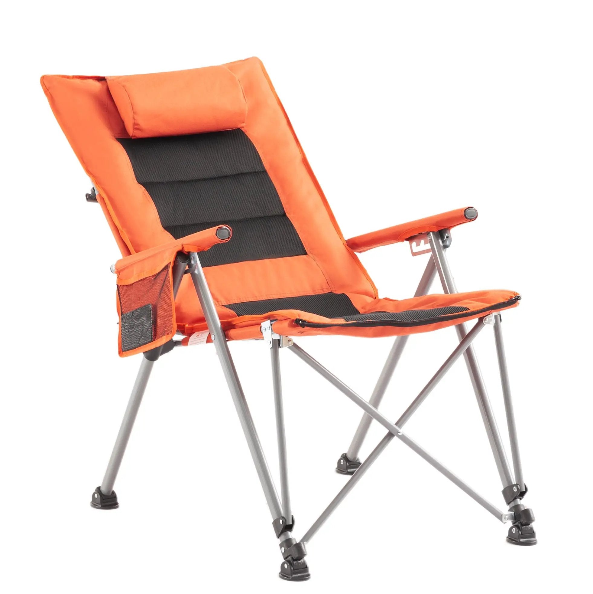 5-Position Adjustable Folding Camping Chair with Footrest by HouseOfZazla