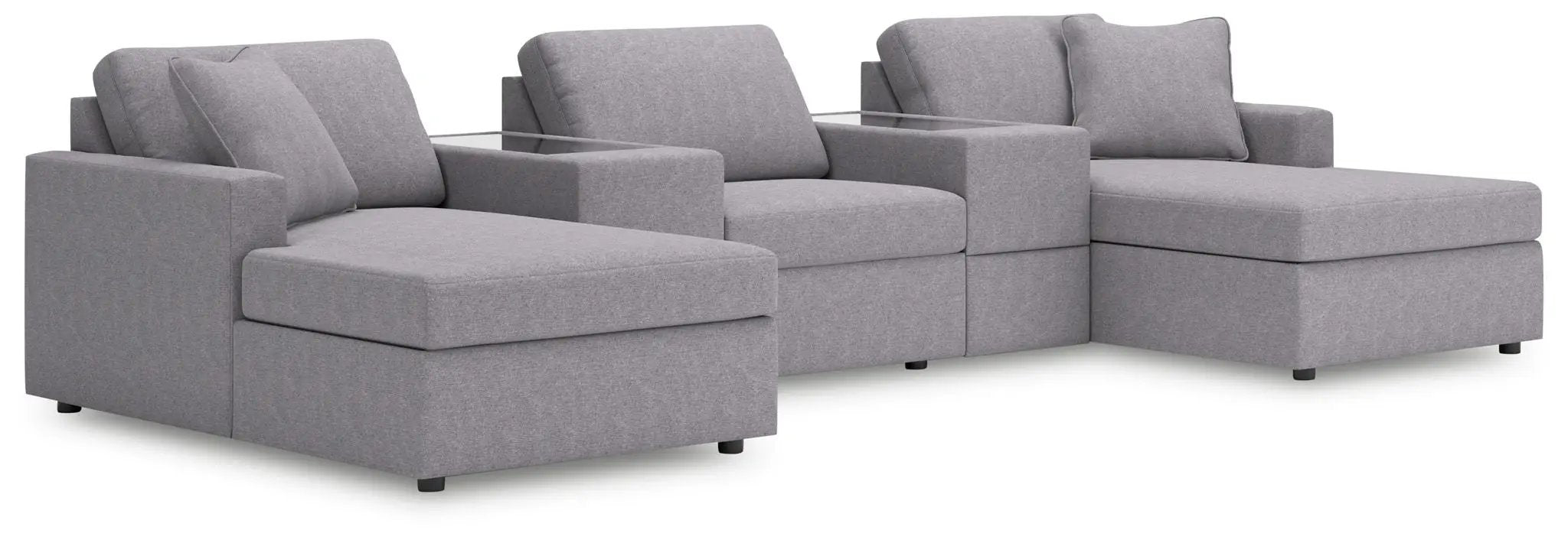 Modmax - Sectional - Granite by Unique Piece Furniture
