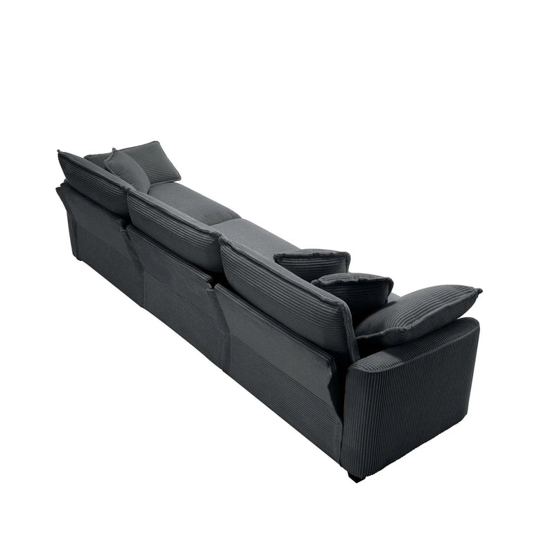 Elegant Oversized Sectional Sofa Set With Deep Seats And Flexible Layout by Unique Piece Furniture