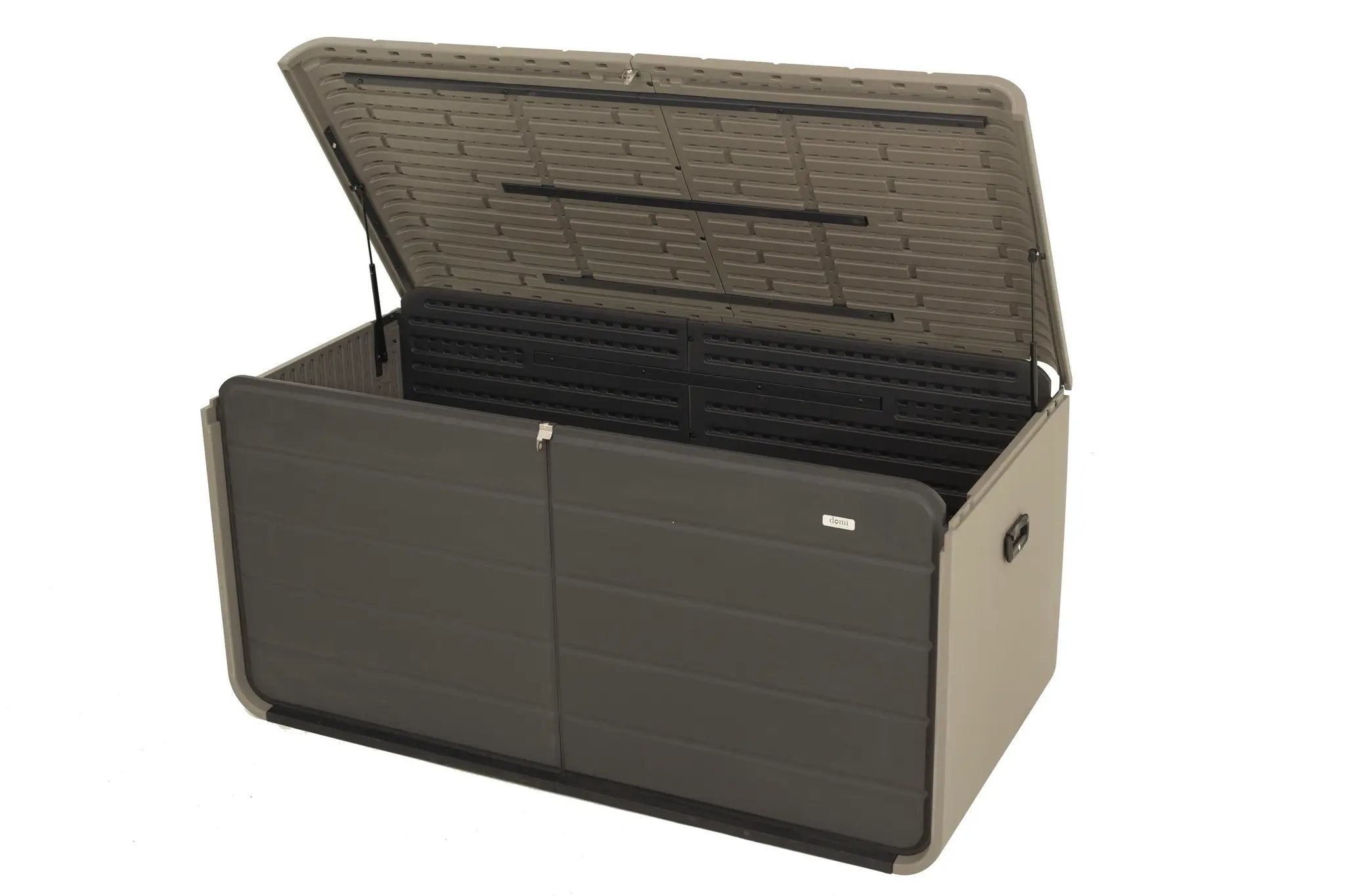 200 Gallon Plastic Deck Box with Lock and Waterproof Lid by HouseOfZazla
