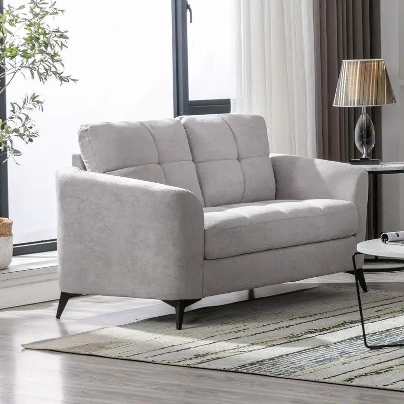 Callie - Woven Fabric Loveseat by HouseOfZazla