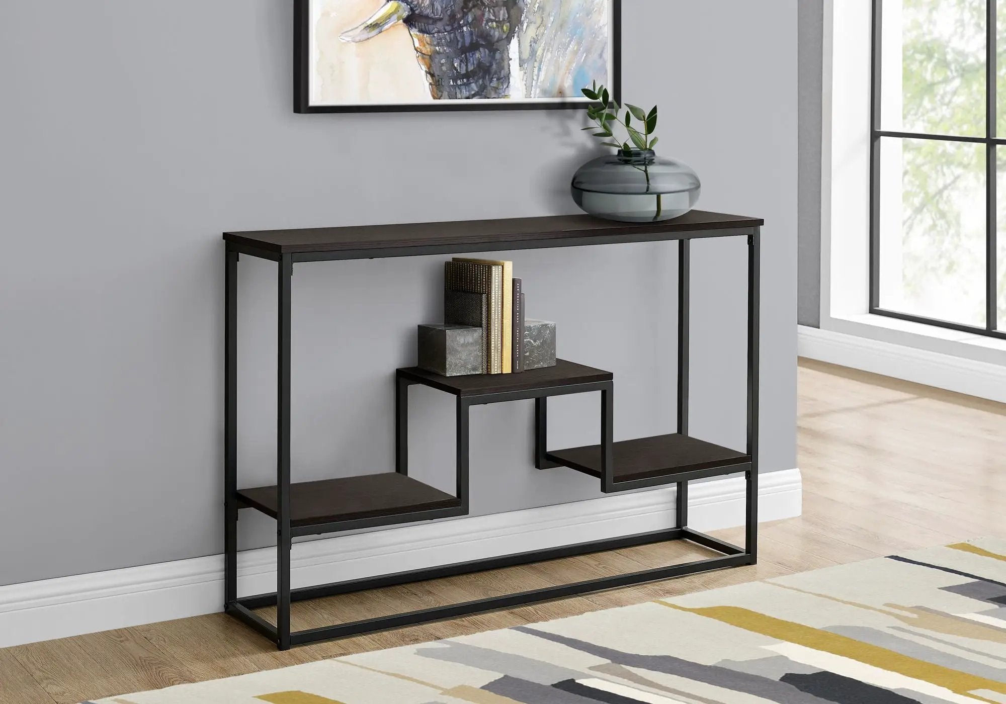 Accent Console Table For Entryway, Multi-Tier Design by HouseOfZazla