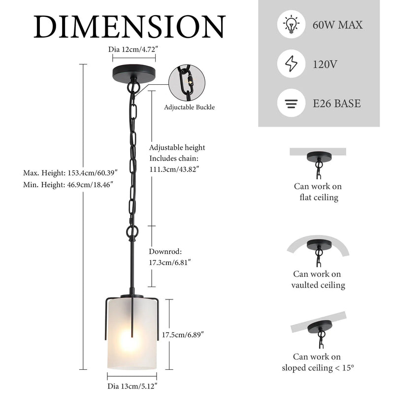 Adjustable Cylindrical Pendant Light by HouseOfZazla