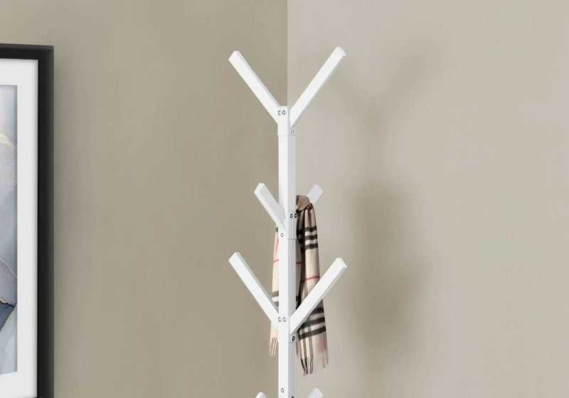 Coat Rack, Hall Tree, Freestanding, 8 Hooks, Entryway, Contemporary & Modern by HouseOfZazla