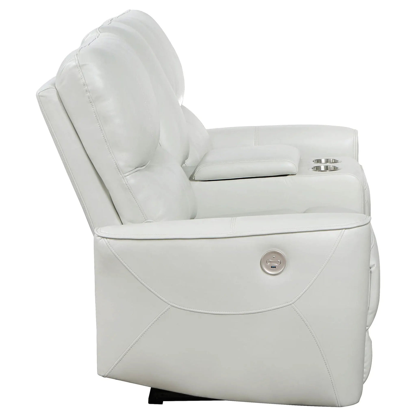 Denson - Power Reclining Loveseat With Console And USB Port by HouseOfZazla