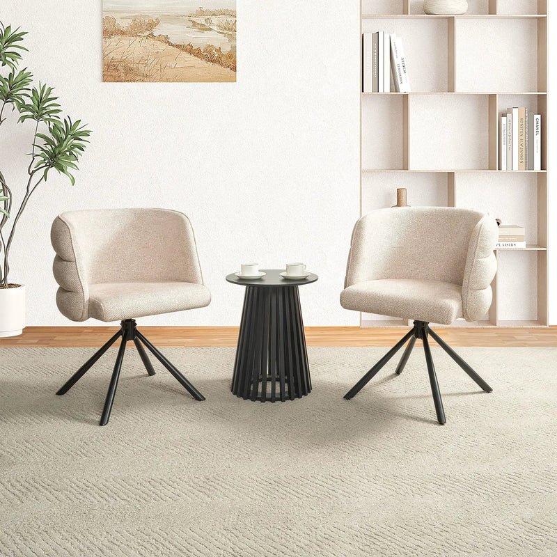 270 Degree Swivel Upholstered Desk Chairs (Set of 2) by HouseOfZazla