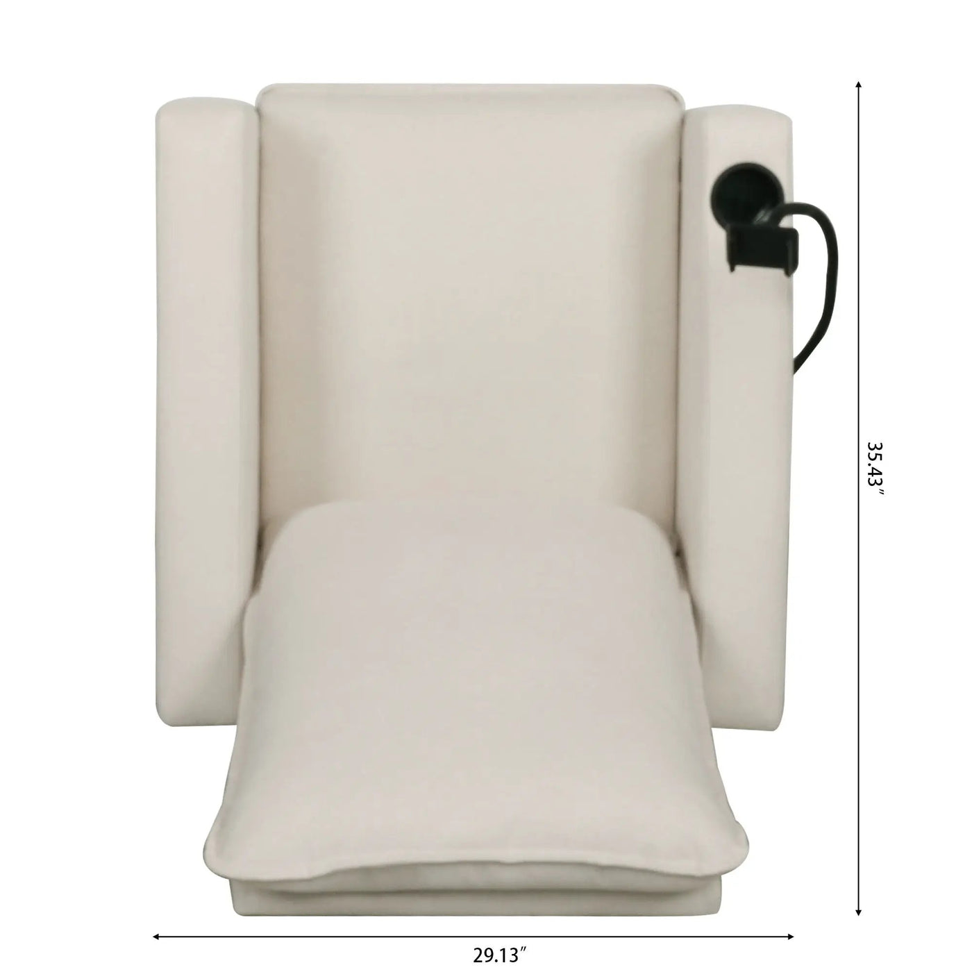 Recliner Chairs For Adults, Adjustable Recliner Sofa With Mobile Phone Holder & Cup Holder, Modern Reclining Chairs Fabric Push Back Recliner Chairs For Living Room, Bedroom by HouseOfZazla