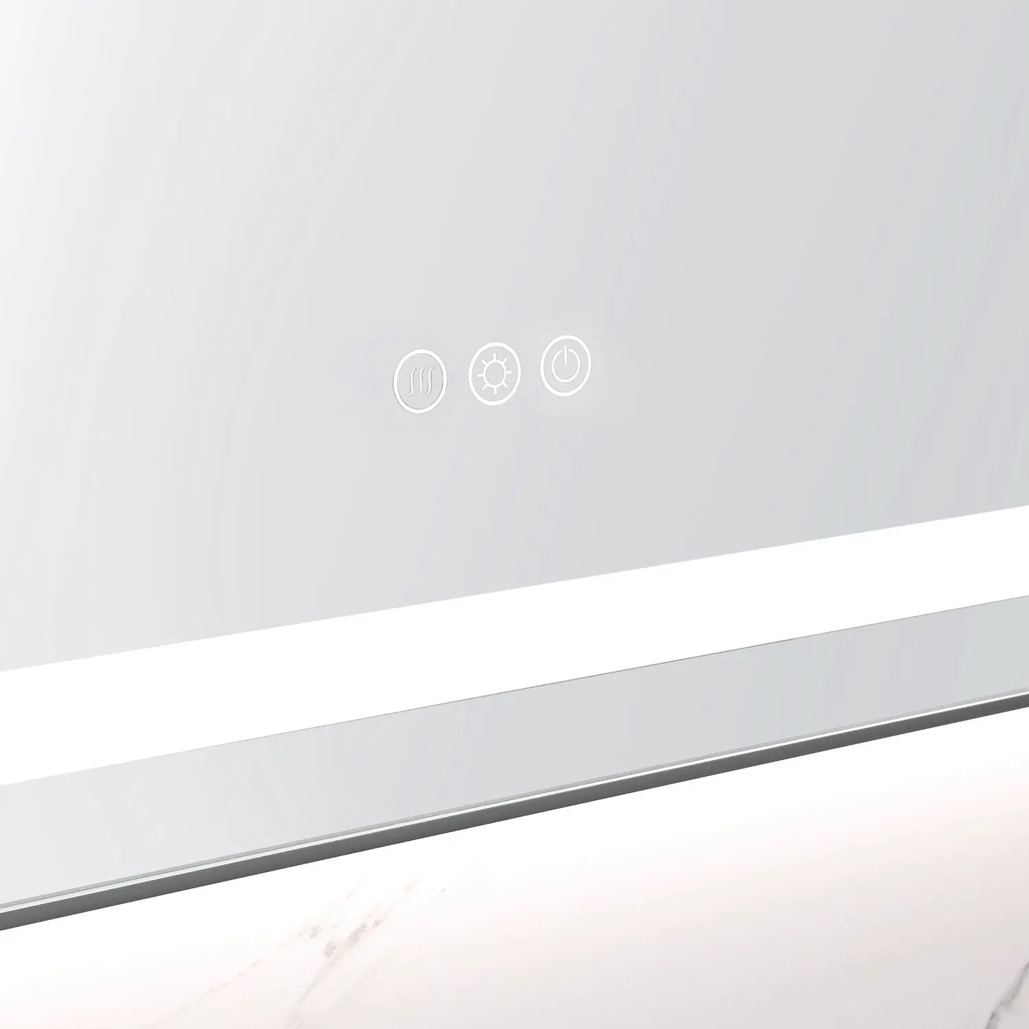 36" x 24" LED Bathroom Mirror with Front and Backlight by HouseOfZazla