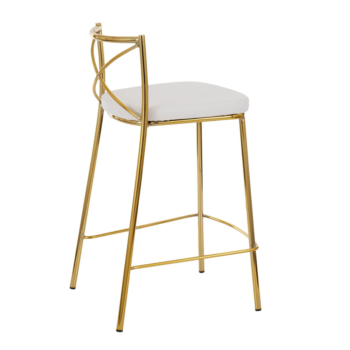 Modern Charlotte - Contemporary Fixed Height Counter Stool (Set of 2) by HouseOfZazla