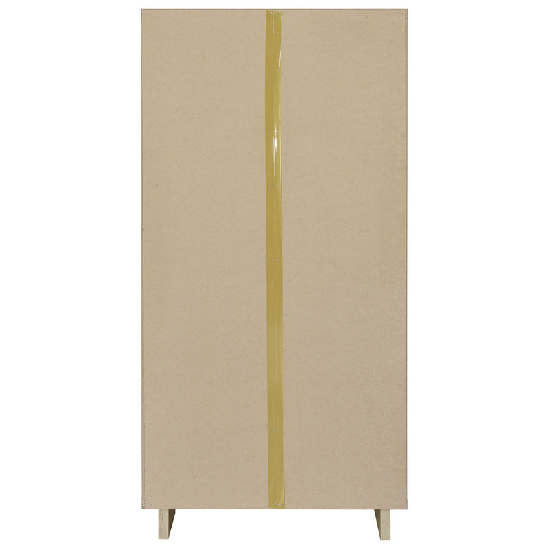 Geilys - 8 Shelf Bookcase With Arch Details - White by HouseOfZazla