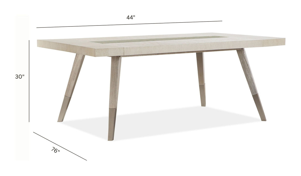 Lenox - Rectangular Dining Table - Warm Silver, photo 5 of 7